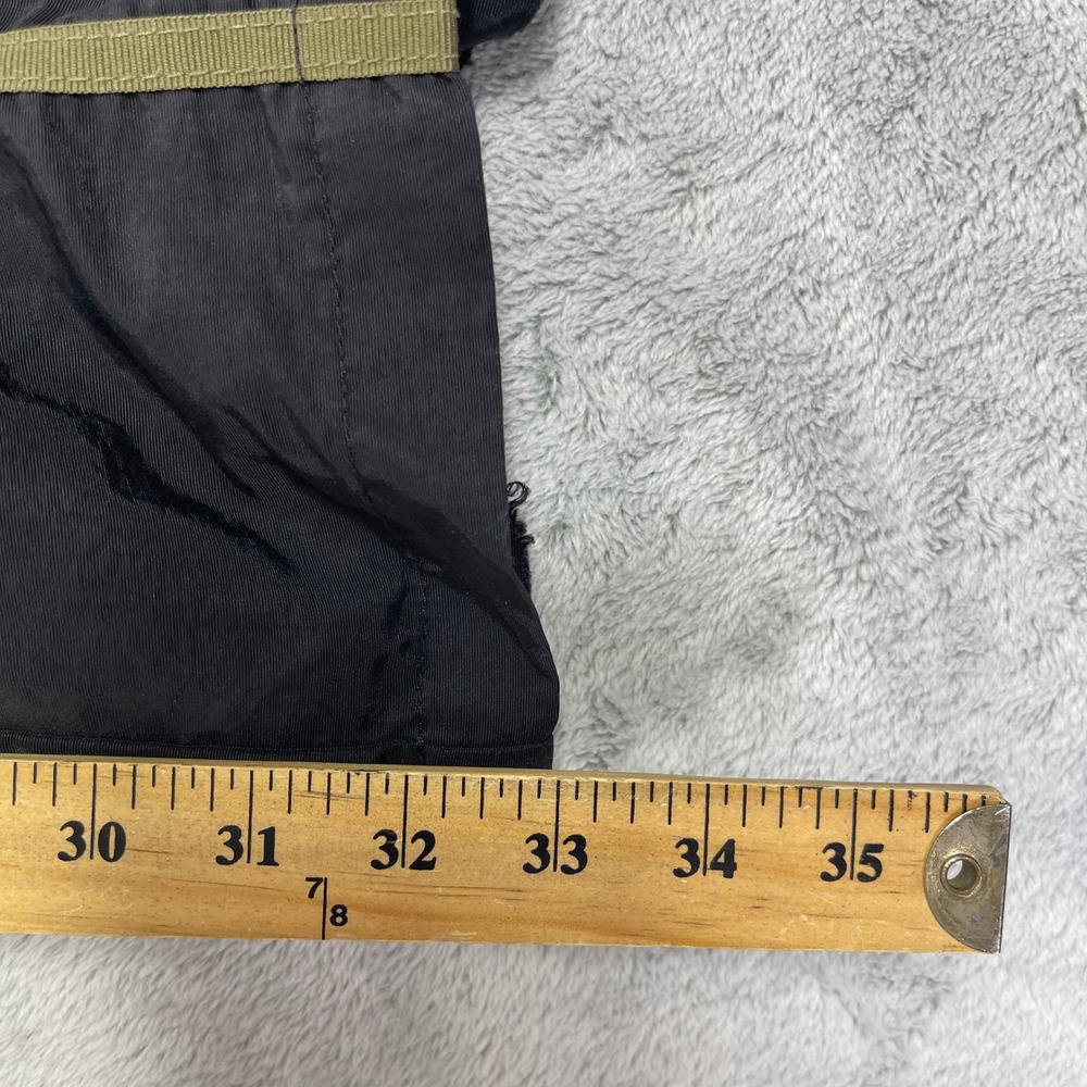 Parasuco Cargo Pants Mens 32 Black Parachute Techwear Cyberpunk Ergonomic Y2K - Picture 12 of 15